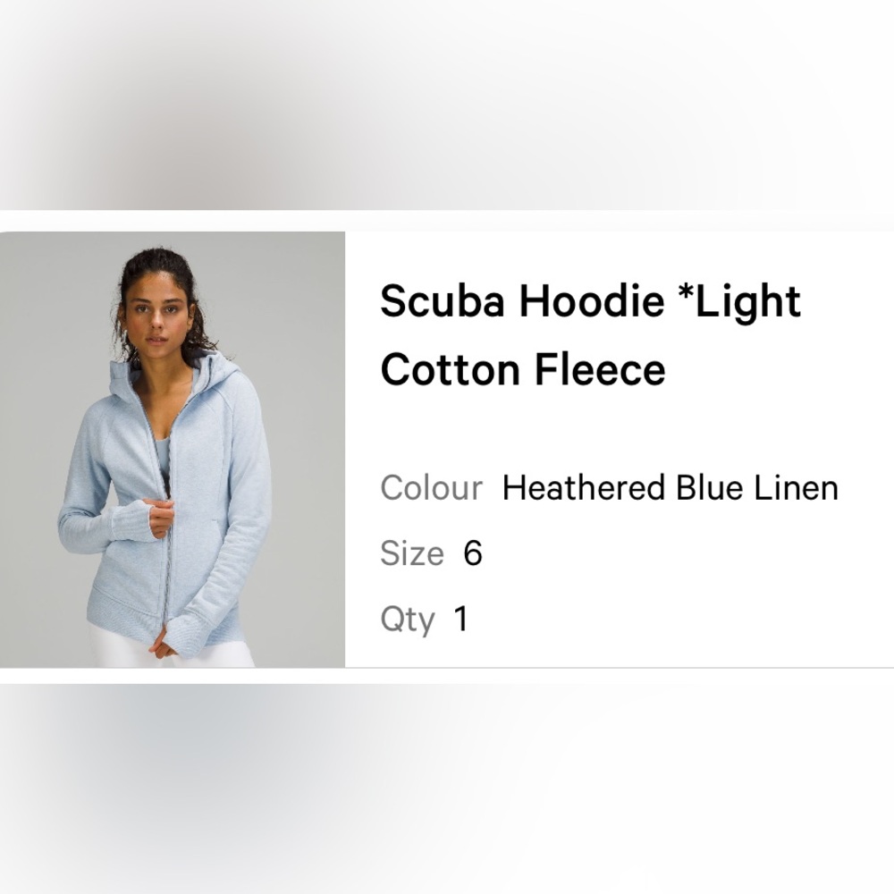 Heathered Blue Scuba Hoodie